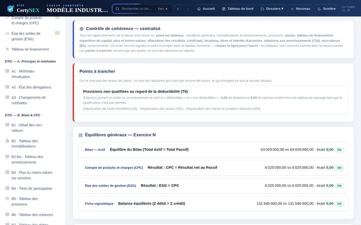 Contrôle de cohérence centralisé